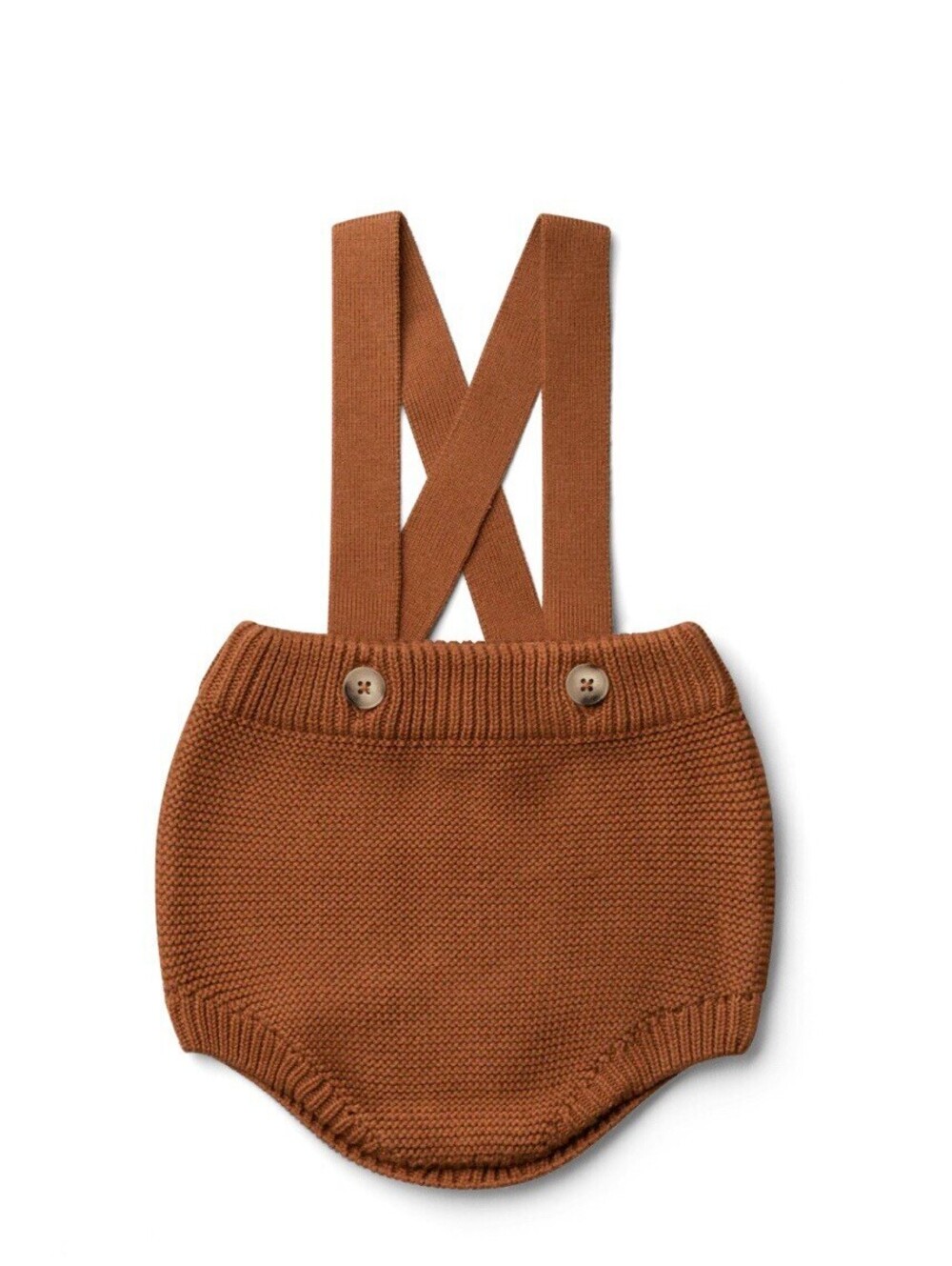 NWT Goumi Kids Knit Suspender Bloomers SZ 2T Sienna Toddler Organic Cotton Short